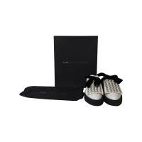 Marc Jacobs Slipper/Ballerinas aus Leder in Weiß