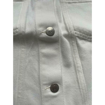 Stella McCartney Jacke/Mantel aus Jeansstoff in Weiß