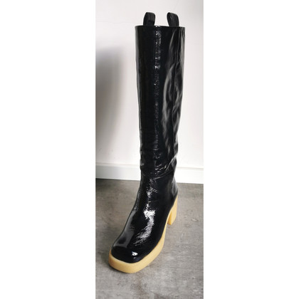 Miu Miu Boots Patent leather in Black