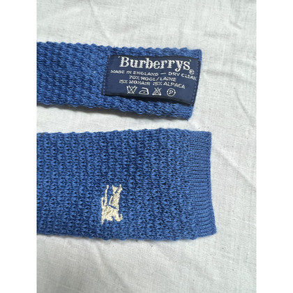 Burberry Sciarpa in Lana in Blu