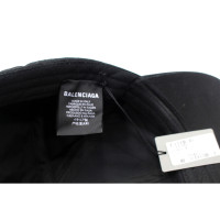 Balenciaga Chapeau/Casquette en Toile en Noir