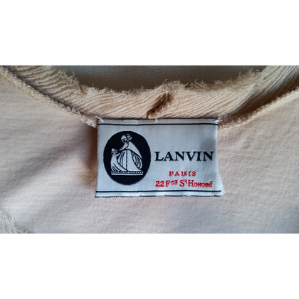Lanvin Strick aus Baumwolle in Beige