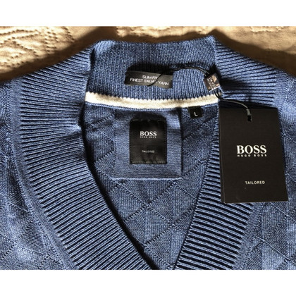 Hugo Boss Knitwear Silk in Blue