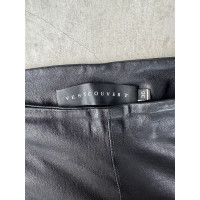Vent Couvert Trousers Leather in Black