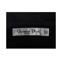 Christian Dior Paio di Pantaloni in Lana in Blu