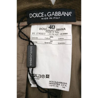 Dolce & Gabbana Hose aus Baumwolle in Oliv