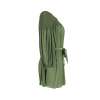 Temperley London Robe en Soie en Vert