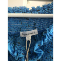 Poupette St Barth Robe en Coton en Bleu