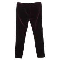 Victoria Beckham Pantalon en velours violet