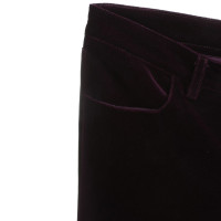 Victoria Beckham Pantalon en velours violet