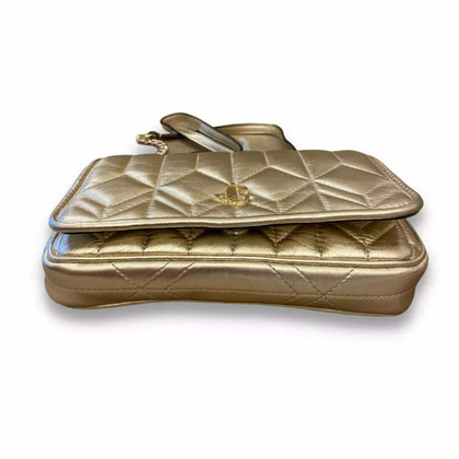 Jimmy Choo Handtasche aus Leder in Gold