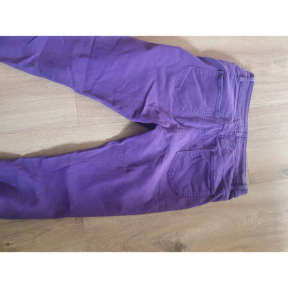 Closed Trousers Cotton in Violet