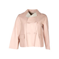 Marni Jacke/Mantel aus Leder in Rosa / Pink