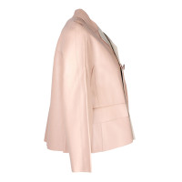 Marni Jacke/Mantel aus Leder in Rosa / Pink