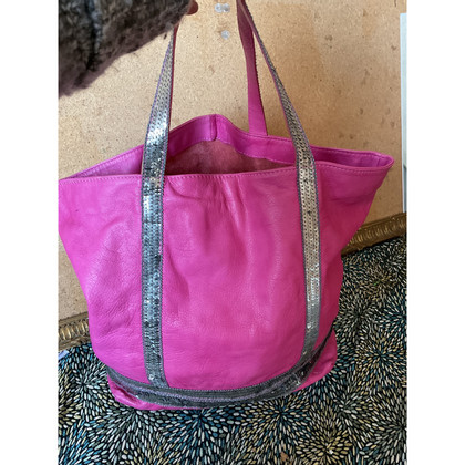 Vanessa Bruno Tote Bag aus Leder in Rosa / Pink