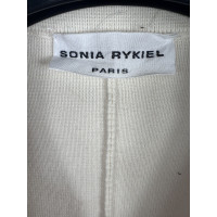 Sonia Rykiel Jacke/Mantel aus Wolle in Creme