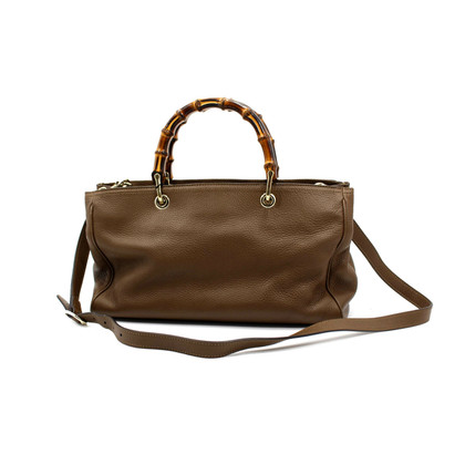 Gucci Shopper Leather in Brown