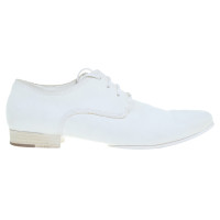 Jil Sander Schnürrschuhe in white