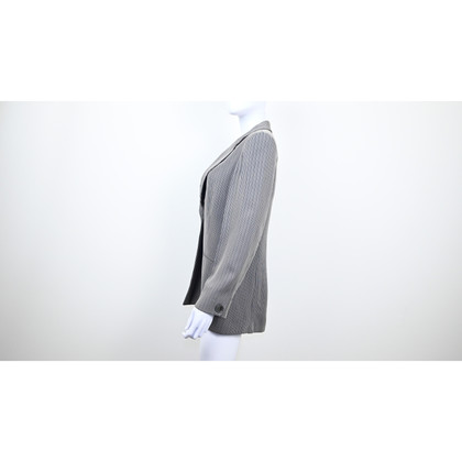 Max Mara Jacket/Coat Viscose in Grey