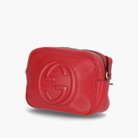 Gucci Soho Disco Bag en Cuir en Rouge