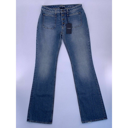 Yves Saint Laurent Jeans aus Baumwolle in Blau