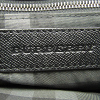 Burberry Shopper aus Leder in Schwarz