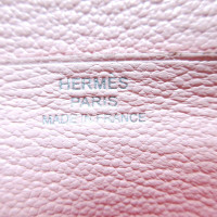Hermès Béarn aus Leder in Fuchsia