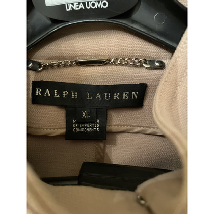Ralph Lauren Jacke/Mantel aus Wolle in Creme