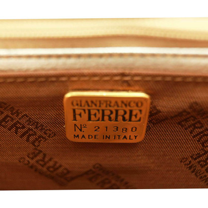 Gianfranco Ferré Clutch Bag Leather in Brown