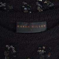 Karen Millen Cropped Pullover mit Pailletten