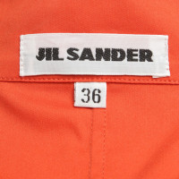 Jil Sander Kurzarm-Bluse in Orange