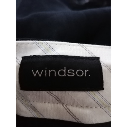 Windsor Hose aus Wolle in Schwarz