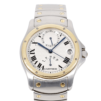 Cartier Armbanduhr aus Stahl