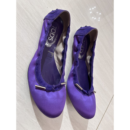 Tod's Slipper/Ballerinas in Violett