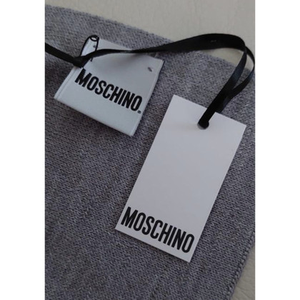 Moschino Schal/Tuch aus Wolle in Grau