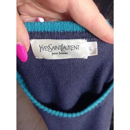 Yves Saint Laurent Knitwear Wool in Blue