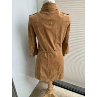 Arma Dress Suede in Brown