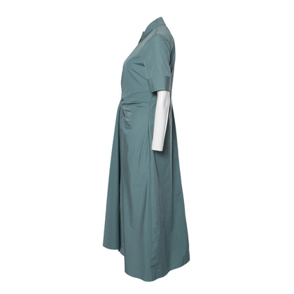 Jil Sander Dress Cotton in Turquoise