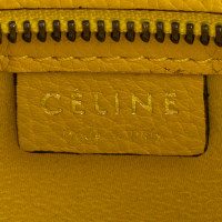 Céline Luggage Nano 20 aus Leder in Gelb