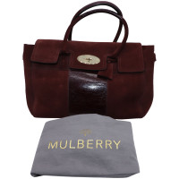 Mulberry Tote Bag aus Wildleder in Bordeaux