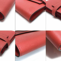 Hermès Kelly aus Leder in Rot