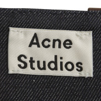 Acne Faltenrock aus Denim