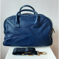Giorgio Armani Travel bag Leather in Blue