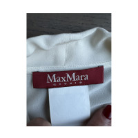 Max Mara Studio Bovenkleding Zijde in Crème