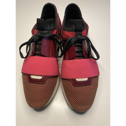 Balenciaga Trainers Leather in Bordeaux
