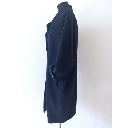 Chanel Giacca/Cappotto in Cashmere in Blu