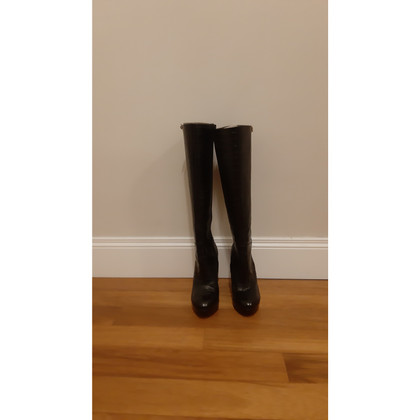 Guess Boots Leather in Black