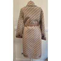 Christian Dior Giacca/Cappotto in Lana in Beige