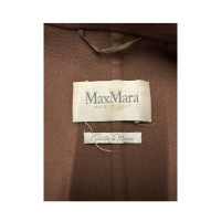 Max Mara Giacca/Cappotto in Lana in Marrone