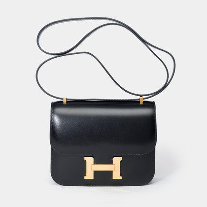 Hermès Constance Mini 18 Leather in Black